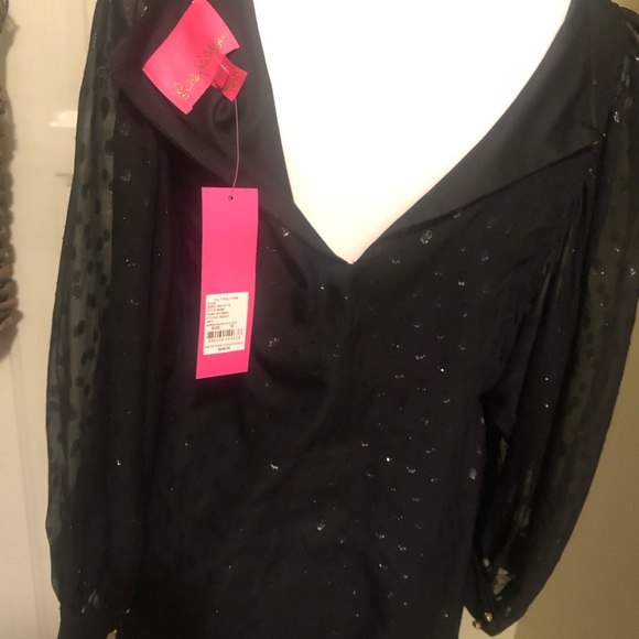 NWT lilly Pulitzer Maisel silk dress size 10 - Picture 4 of 5